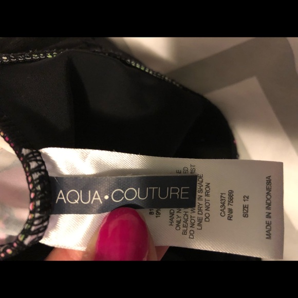 Aqua couture tankini top - Picture 3 of 3